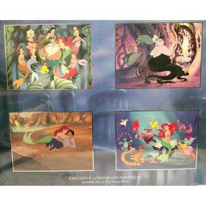 Disneys The Little Mermaid Exclusive Lithograph Portfolio * UNOPENED * X01 Q
